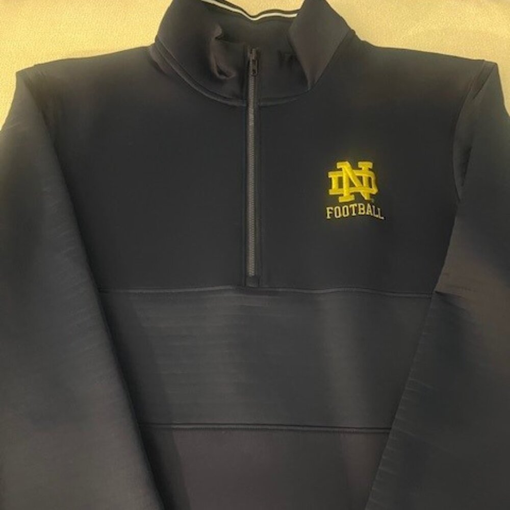 NWOT Under Armour Notre Dame 3/4 Zip